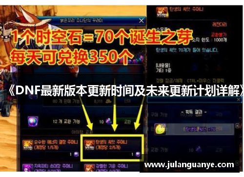 《DNF最新版本更新时间及未来更新计划详解》